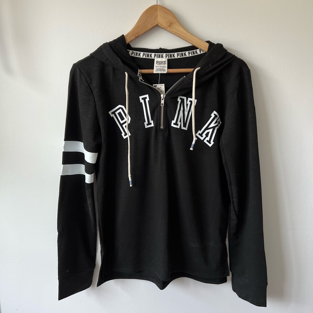 VS PINK | ✨NWT✨ 3/4 Zip Hoodie